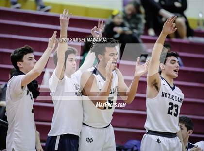 Thumbnail 1 in Chaminade vs  Notre Dame (SO) (Mission league tournament) photogallery.