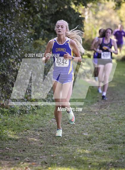 Thumbnail 2 in IHSAA Cross Country Noblesville Sectional Championship (Girls) photogallery.
