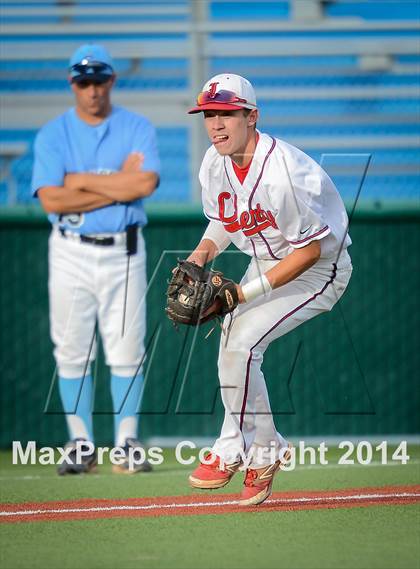 Thumbnail 3 in Centennial vs Liberty (NIAA Division 1 State Baseball Tournament Round 3) photogallery.