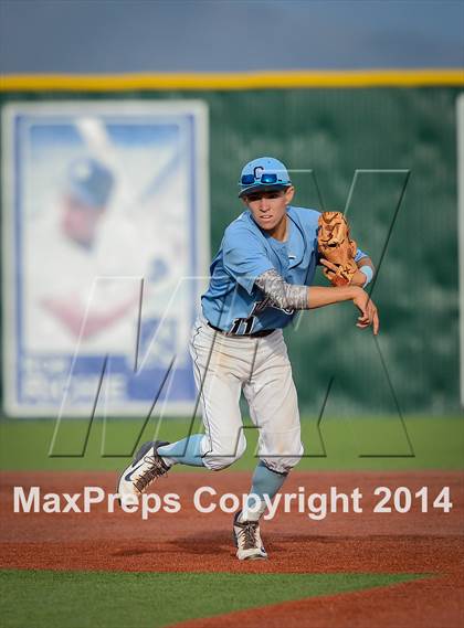 Thumbnail 3 in Centennial vs Liberty (NIAA Division 1 State Baseball Tournament Round 3) photogallery.