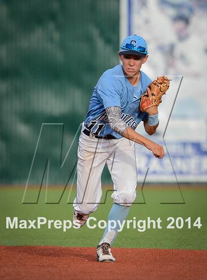 Thumbnail 3 in Centennial vs Liberty (NIAA Division 1 State Baseball Tournament Round 3) photogallery.