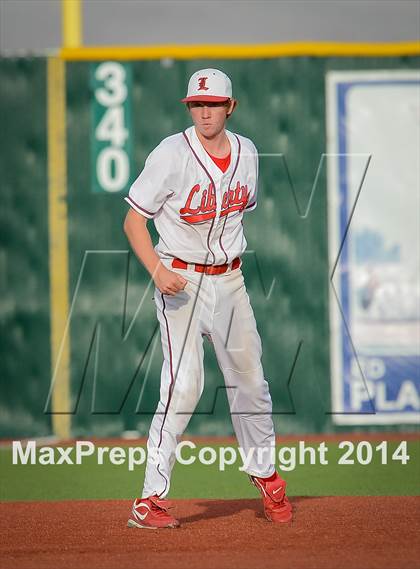Thumbnail 1 in Centennial vs Liberty (NIAA Division 1 State Baseball Tournament Round 3) photogallery.