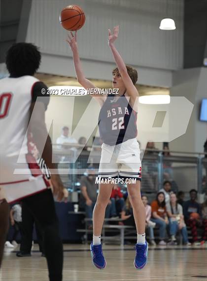 Thumbnail 2 in San Antonio Patriots HomeSchool vs Dallas HSAA (Aggieland Come and Take It Tip-Off) photogallery.