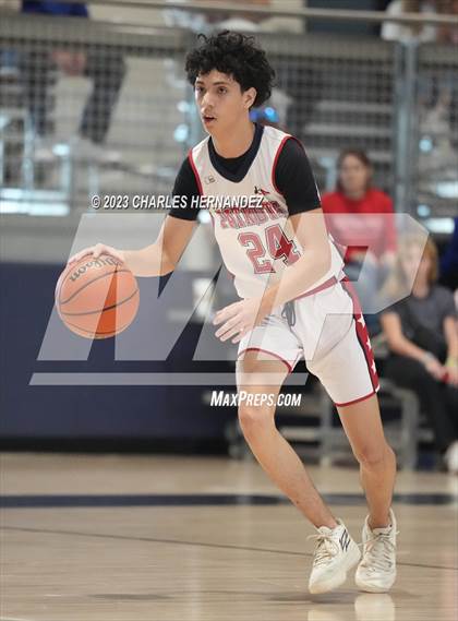 Thumbnail 2 in San Antonio Patriots HomeSchool vs Dallas HSAA (Aggieland Come and Take It Tip-Off) photogallery.