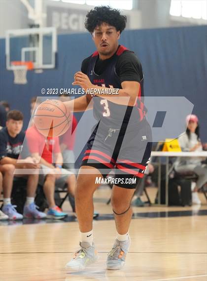 Thumbnail 1 in San Antonio Patriots HomeSchool vs Dallas HSAA (Aggieland Come and Take It Tip-Off) photogallery.