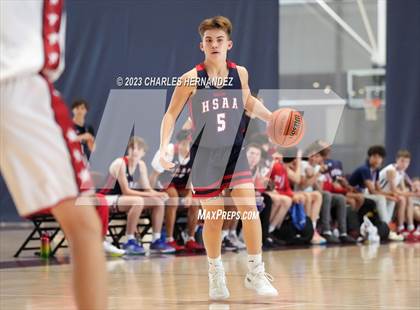 Thumbnail 1 in San Antonio Patriots HomeSchool vs Dallas HSAA (Aggieland Come and Take It Tip-Off) photogallery.