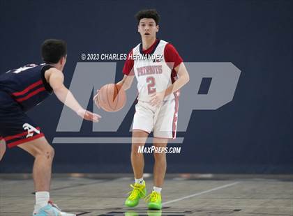 Thumbnail 1 in San Antonio Patriots HomeSchool vs Dallas HSAA (Aggieland Come and Take It Tip-Off) photogallery.