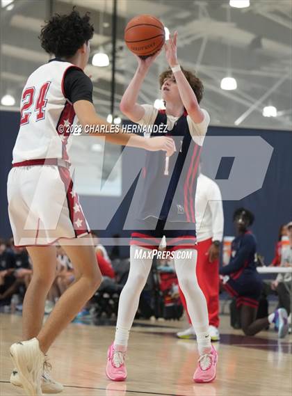Thumbnail 1 in San Antonio Patriots HomeSchool vs Dallas HSAA (Aggieland Come and Take It Tip-Off) photogallery.