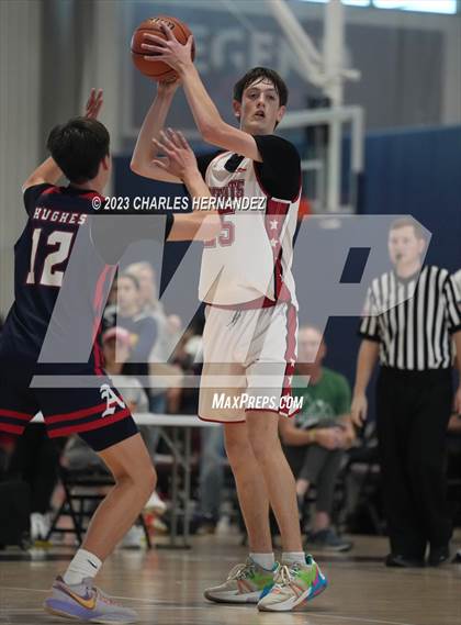 Thumbnail 2 in San Antonio Patriots HomeSchool vs Dallas HSAA (Aggieland Come and Take It Tip-Off) photogallery.