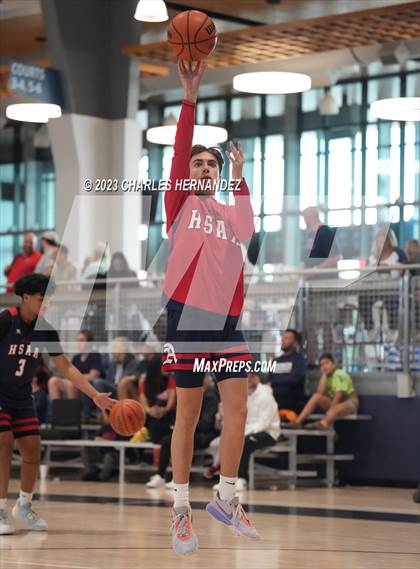 Thumbnail 1 in San Antonio Patriots HomeSchool vs Dallas HSAA (Aggieland Come and Take It Tip-Off) photogallery.