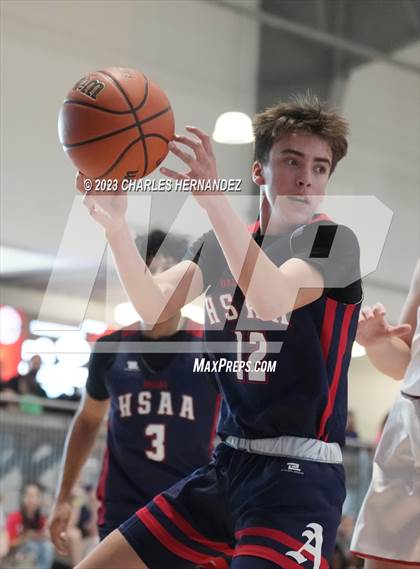 Thumbnail 1 in San Antonio Patriots HomeSchool vs Dallas HSAA (Aggieland Come and Take It Tip-Off) photogallery.