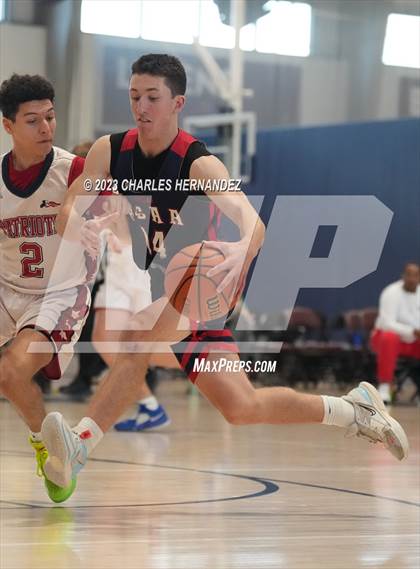 Thumbnail 1 in San Antonio Patriots HomeSchool vs Dallas HSAA (Aggieland Come and Take It Tip-Off) photogallery.