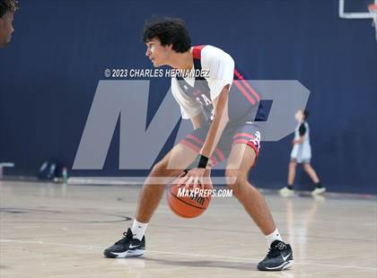 Thumbnail 3 in San Antonio Patriots HomeSchool vs Dallas HSAA (Aggieland Come and Take It Tip-Off) photogallery.