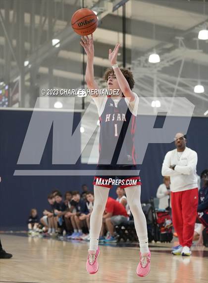 Thumbnail 2 in San Antonio Patriots HomeSchool vs Dallas HSAA (Aggieland Come and Take It Tip-Off) photogallery.