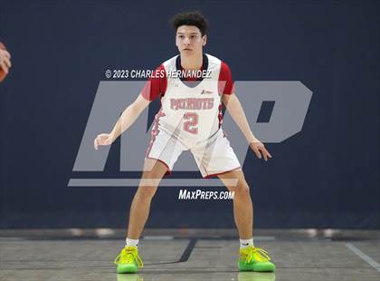 Thumbnail 2 in San Antonio Patriots HomeSchool vs Dallas HSAA (Aggieland Come and Take It Tip-Off) photogallery.