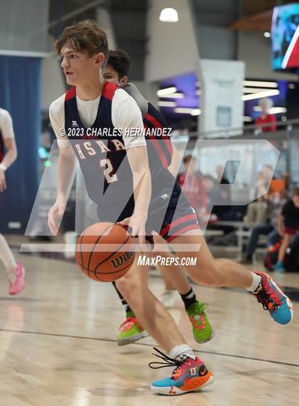 Thumbnail 3 in San Antonio Patriots HomeSchool vs Dallas HSAA (Aggieland Come and Take It Tip-Off) photogallery.