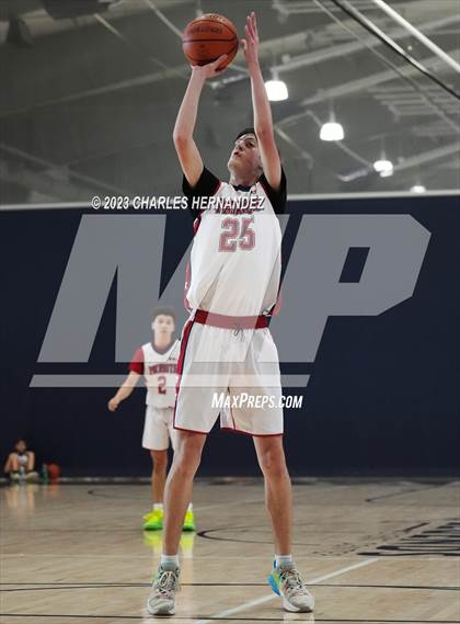 Thumbnail 3 in San Antonio Patriots HomeSchool vs Dallas HSAA (Aggieland Come and Take It Tip-Off) photogallery.
