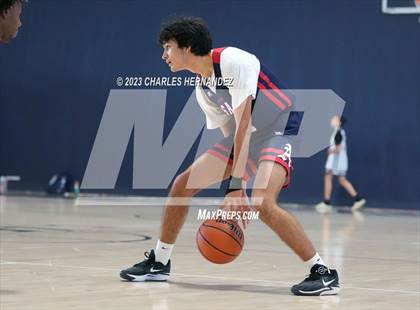 Thumbnail 1 in San Antonio Patriots HomeSchool vs Dallas HSAA (Aggieland Come and Take It Tip-Off) photogallery.