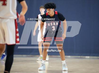 Thumbnail 2 in San Antonio Patriots HomeSchool vs Dallas HSAA (Aggieland Come and Take It Tip-Off) photogallery.