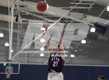 Thumbnail 1 in San Antonio Patriots HomeSchool vs Dallas HSAA (Aggieland Come and Take It Tip-Off) photogallery.