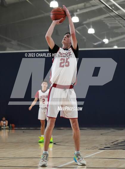 Thumbnail 2 in San Antonio Patriots HomeSchool vs Dallas HSAA (Aggieland Come and Take It Tip-Off) photogallery.