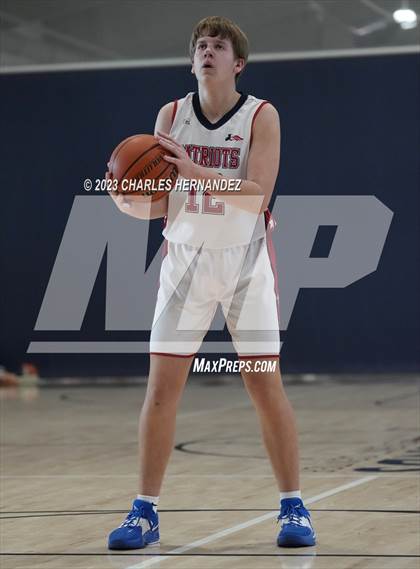 Thumbnail 1 in San Antonio Patriots HomeSchool vs Dallas HSAA (Aggieland Come and Take It Tip-Off) photogallery.