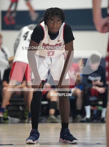 Thumbnail 3 in San Antonio Patriots HomeSchool vs Dallas HSAA (Aggieland Come and Take It Tip-Off) photogallery.