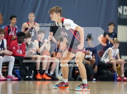Thumbnail 3 in San Antonio Patriots HomeSchool vs Dallas HSAA (Aggieland Come and Take It Tip-Off) photogallery.