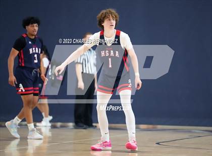 Thumbnail 1 in San Antonio Patriots HomeSchool vs Dallas HSAA (Aggieland Come and Take It Tip-Off) photogallery.