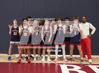 Thumbnail 2 in San Antonio Patriots HomeSchool vs Dallas HSAA (Aggieland Come and Take It Tip-Off) photogallery.
