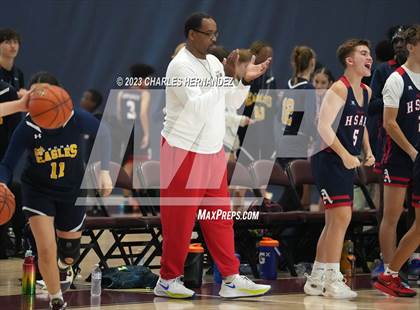 Thumbnail 1 in San Antonio Patriots HomeSchool vs Dallas HSAA (Aggieland Come and Take It Tip-Off) photogallery.