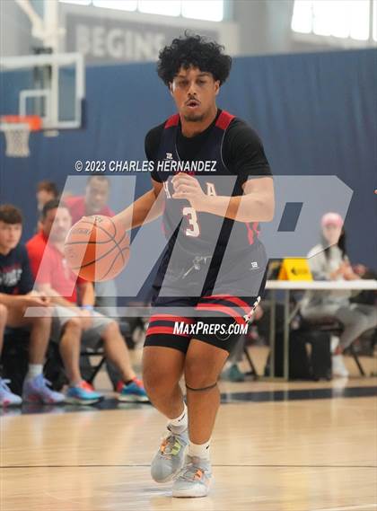 Thumbnail 3 in San Antonio Patriots HomeSchool vs Dallas HSAA (Aggieland Come and Take It Tip-Off) photogallery.
