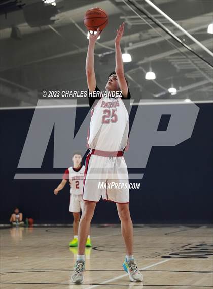 Thumbnail 1 in San Antonio Patriots HomeSchool vs Dallas HSAA (Aggieland Come and Take It Tip-Off) photogallery.