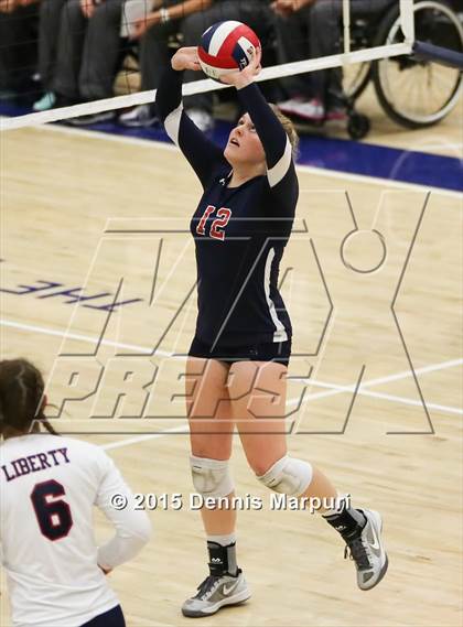 Thumbnail 2 in Liberty vs. Clovis East (CIF Central Section D1 Final) photogallery.