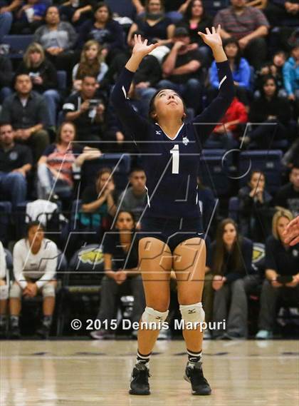 Thumbnail 2 in Liberty vs. Clovis East (CIF Central Section D1 Final) photogallery.