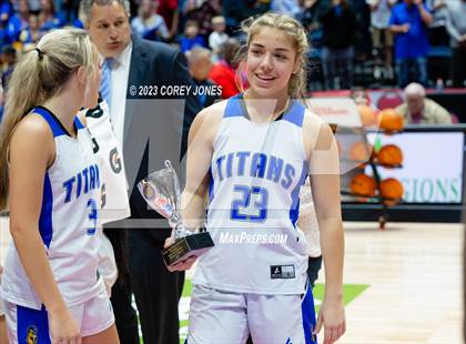 Thumbnail 3 in Clinch County vs Lake Oconee Academy (GHSA A Div State Championship) photogallery.
