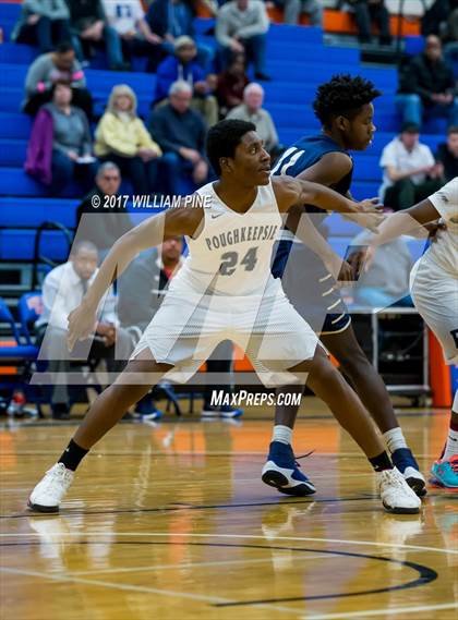 Thumbnail 2 in Newburgh Free Academy vs. Poughkeepsie (Officials vs Cancer) photogallery.