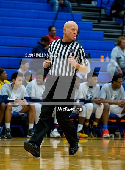 Thumbnail 3 in Newburgh Free Academy vs. Poughkeepsie (Officials vs Cancer) photogallery.