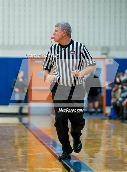 Thumbnail 2 in Newburgh Free Academy vs. Poughkeepsie (Officials vs Cancer) photogallery.