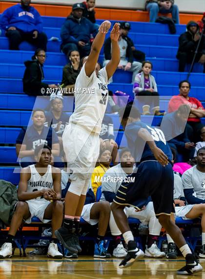 Thumbnail 2 in Newburgh Free Academy vs. Poughkeepsie (Officials vs Cancer) photogallery.