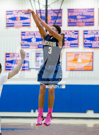 Thumbnail 2 in Newburgh Free Academy vs. Poughkeepsie (Officials vs Cancer) photogallery.