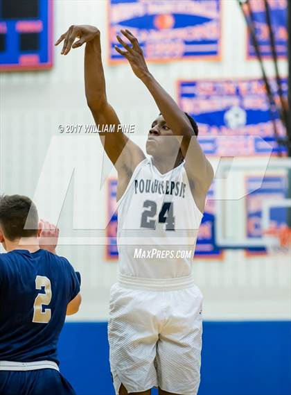 Thumbnail 2 in Newburgh Free Academy vs. Poughkeepsie (Officials vs Cancer) photogallery.