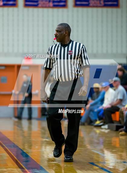 Thumbnail 3 in Newburgh Free Academy vs. Poughkeepsie (Officials vs Cancer) photogallery.