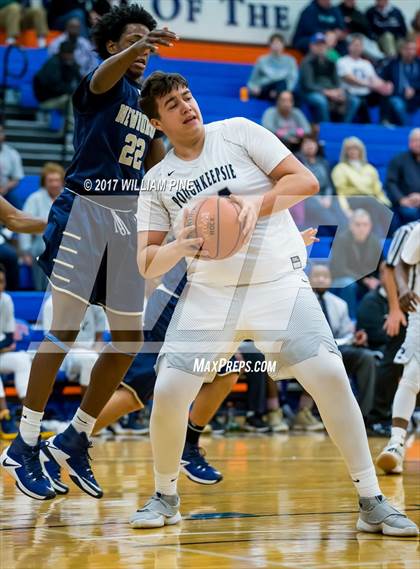 Thumbnail 2 in Newburgh Free Academy vs. Poughkeepsie (Officials vs Cancer) photogallery.