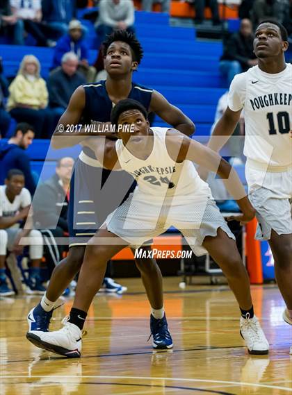 Thumbnail 1 in Newburgh Free Academy vs. Poughkeepsie (Officials vs Cancer) photogallery.
