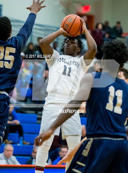 Thumbnail 3 in Newburgh Free Academy vs. Poughkeepsie (Officials vs Cancer) photogallery.