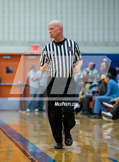 Thumbnail 1 in Newburgh Free Academy vs. Poughkeepsie (Officials vs Cancer) photogallery.