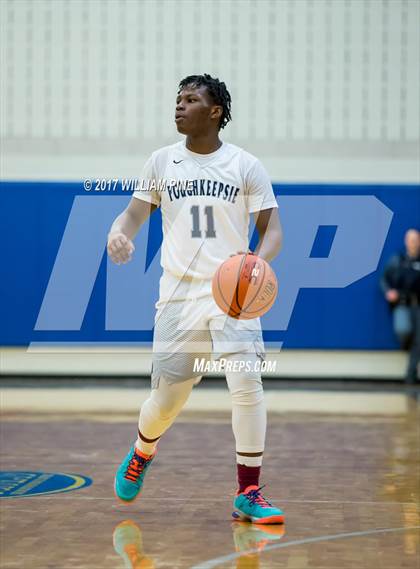 Thumbnail 2 in Newburgh Free Academy vs. Poughkeepsie (Officials vs Cancer) photogallery.