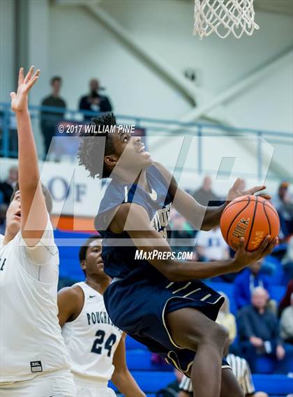 Thumbnail 2 in Newburgh Free Academy vs. Poughkeepsie (Officials vs Cancer) photogallery.