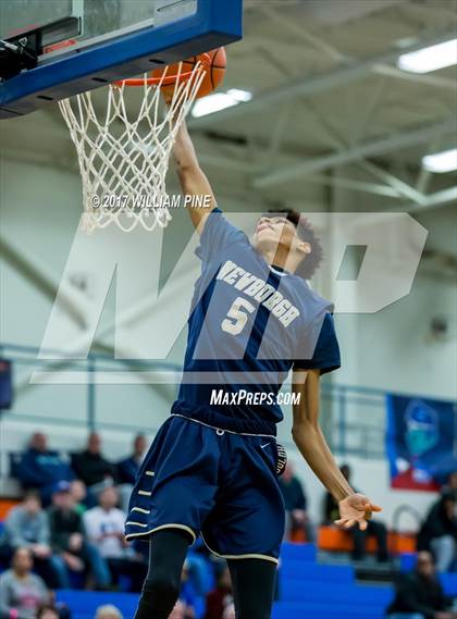 Thumbnail 2 in Newburgh Free Academy vs. Poughkeepsie (Officials vs Cancer) photogallery.